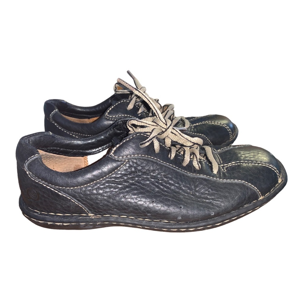 Born Womens Palmera Brown Leather Handcrafted Lace Up Oxford Shoes size 6